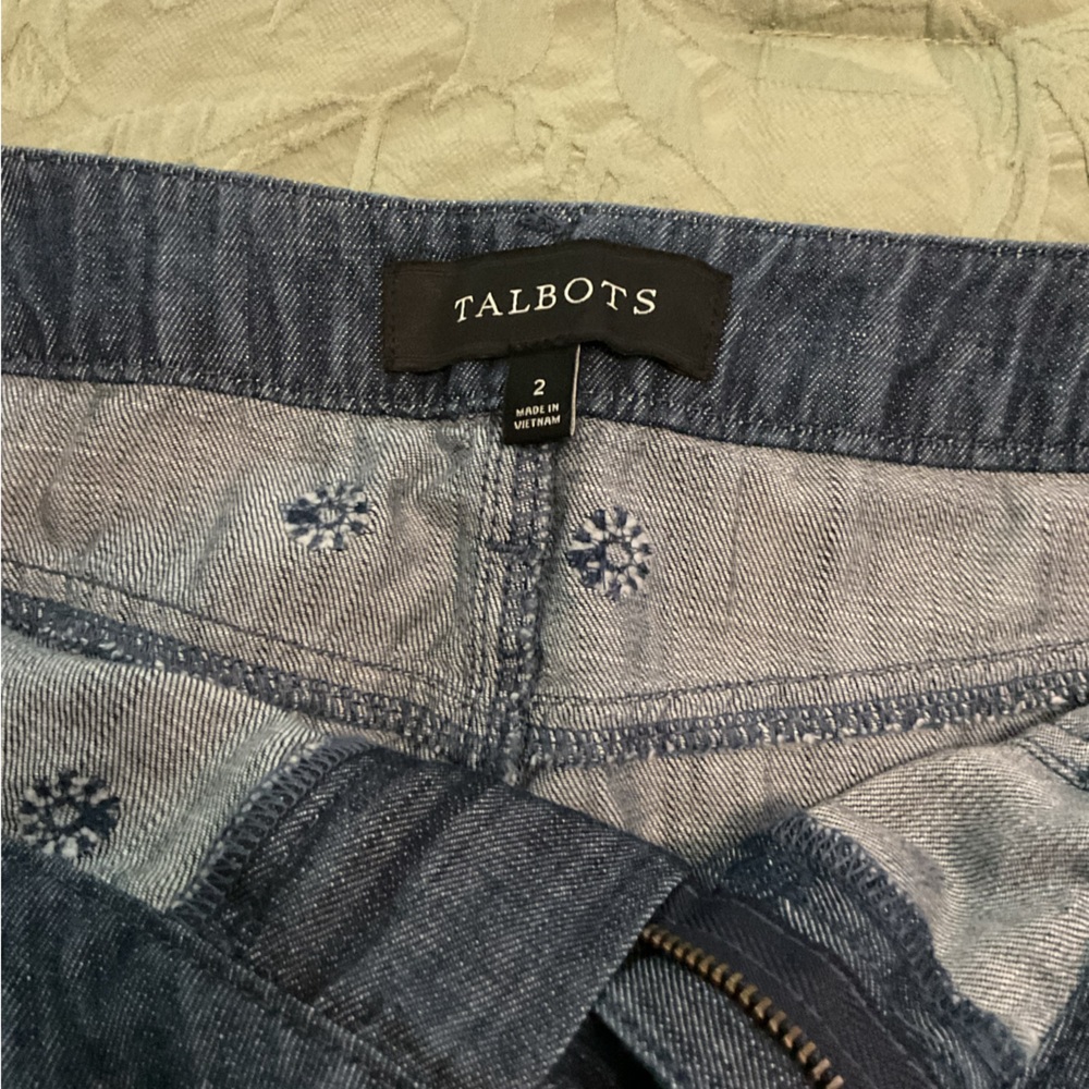 Talbots Mini Denim Skirt - Picture 3 of 6